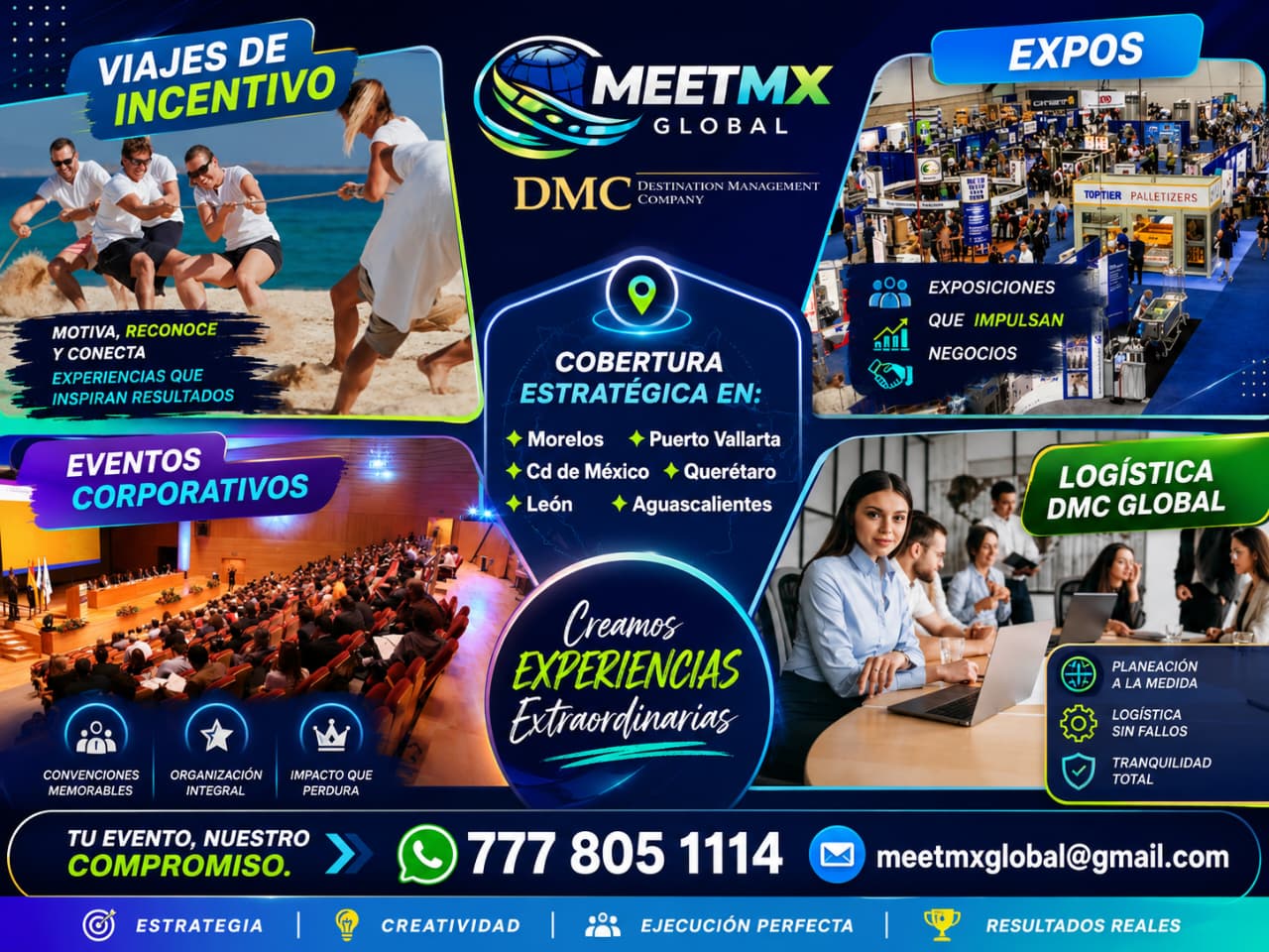 MeetMx Global DMC logotipo